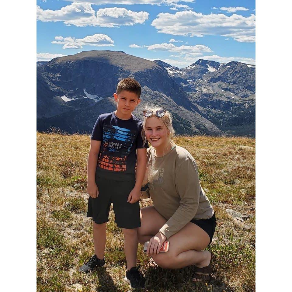 me and lane in the colorado mountains!