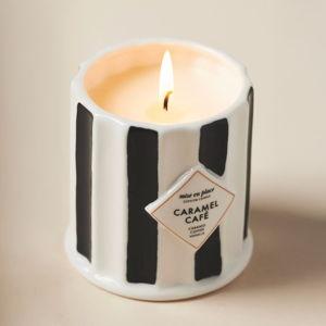 mise en place Gourmand Caramel Café Ceramic Candle