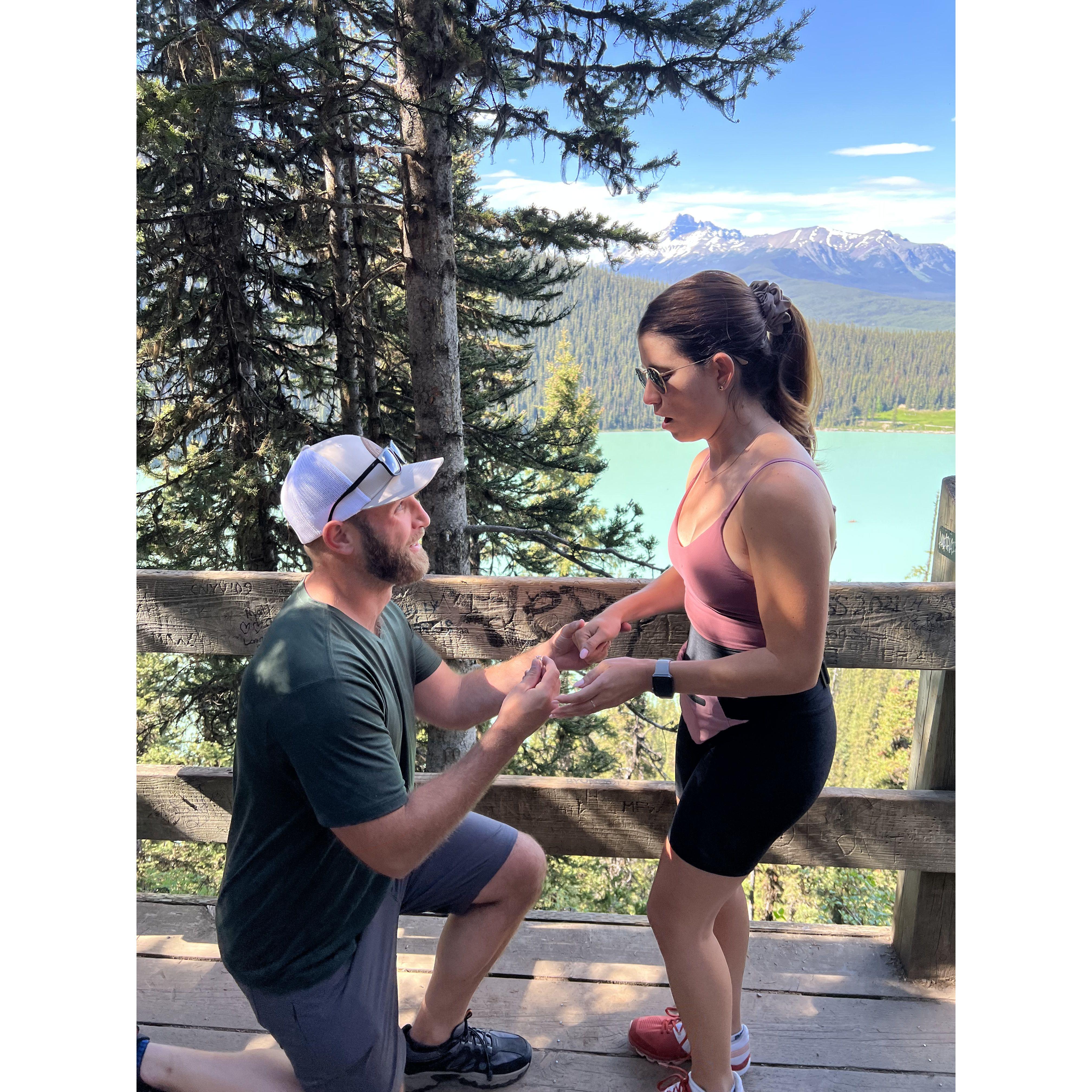....during the proposal....