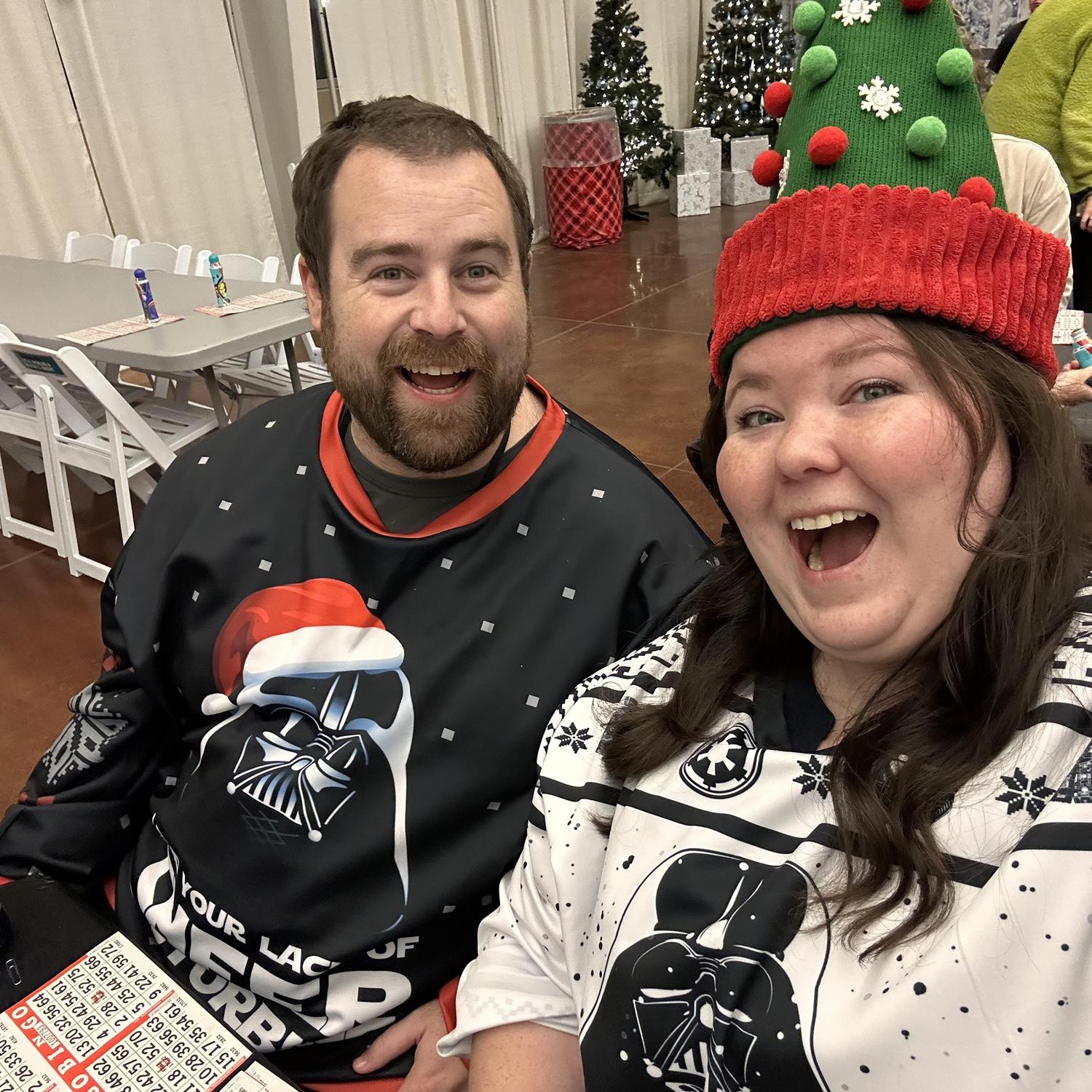 Ugly sweater bingo