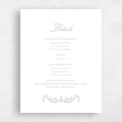 Grayed Mauve, Pink Wedding Enclosure - Lezzeno