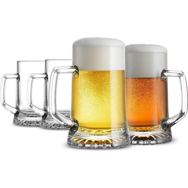 Bormioli Rocco Stern Beer Mug - Set of 4