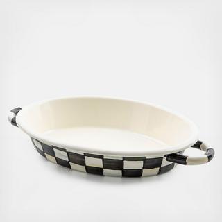Courtly Check Oval Gratin Dish