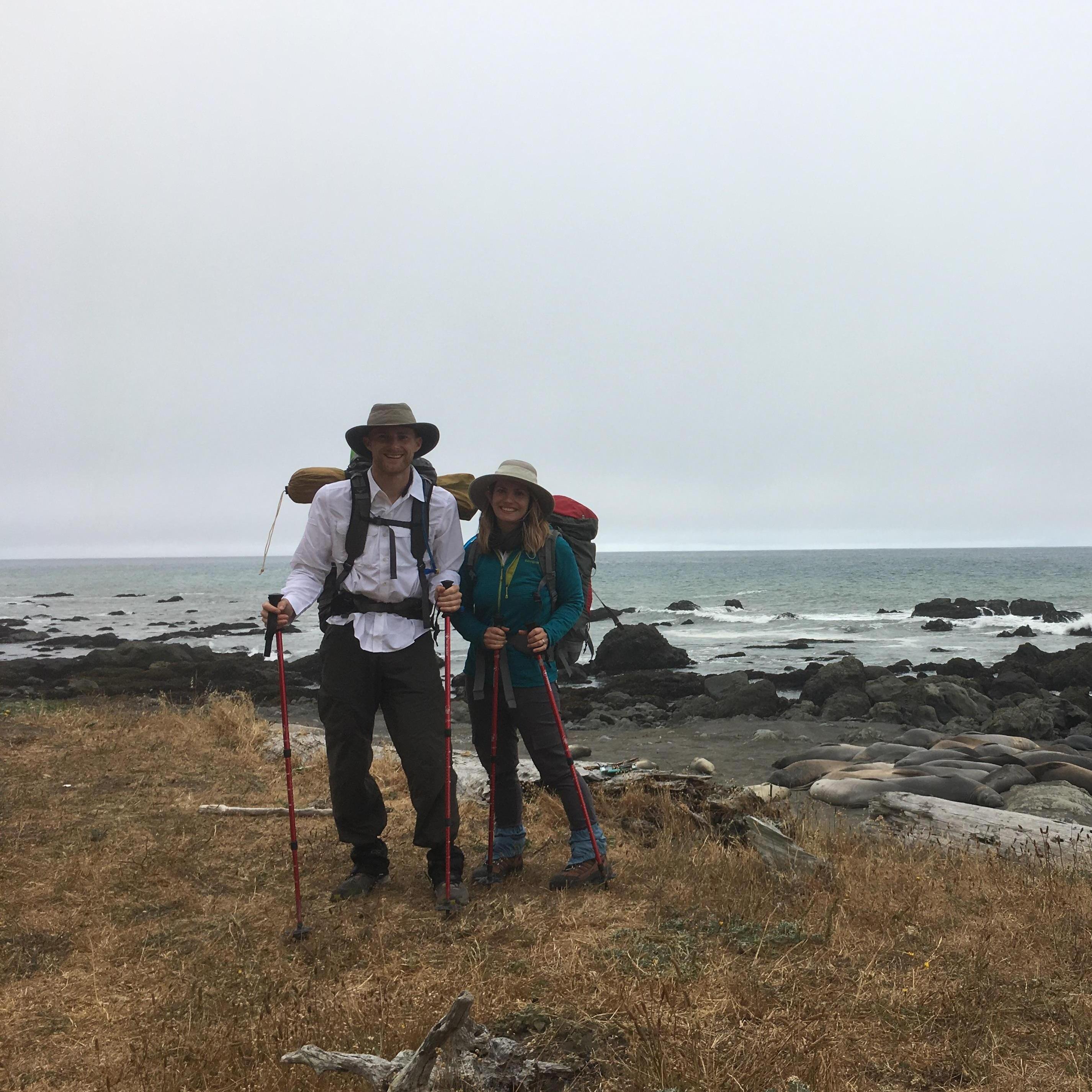 Hiking on the Lost Coast in California
