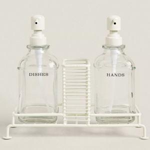 DOUBLE KITCHEN DISPENSER WITH STAND