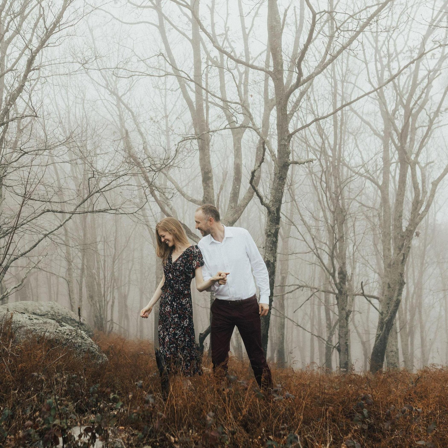 Engagement photos at Cole Mountain (Alexa Ann Photography)
