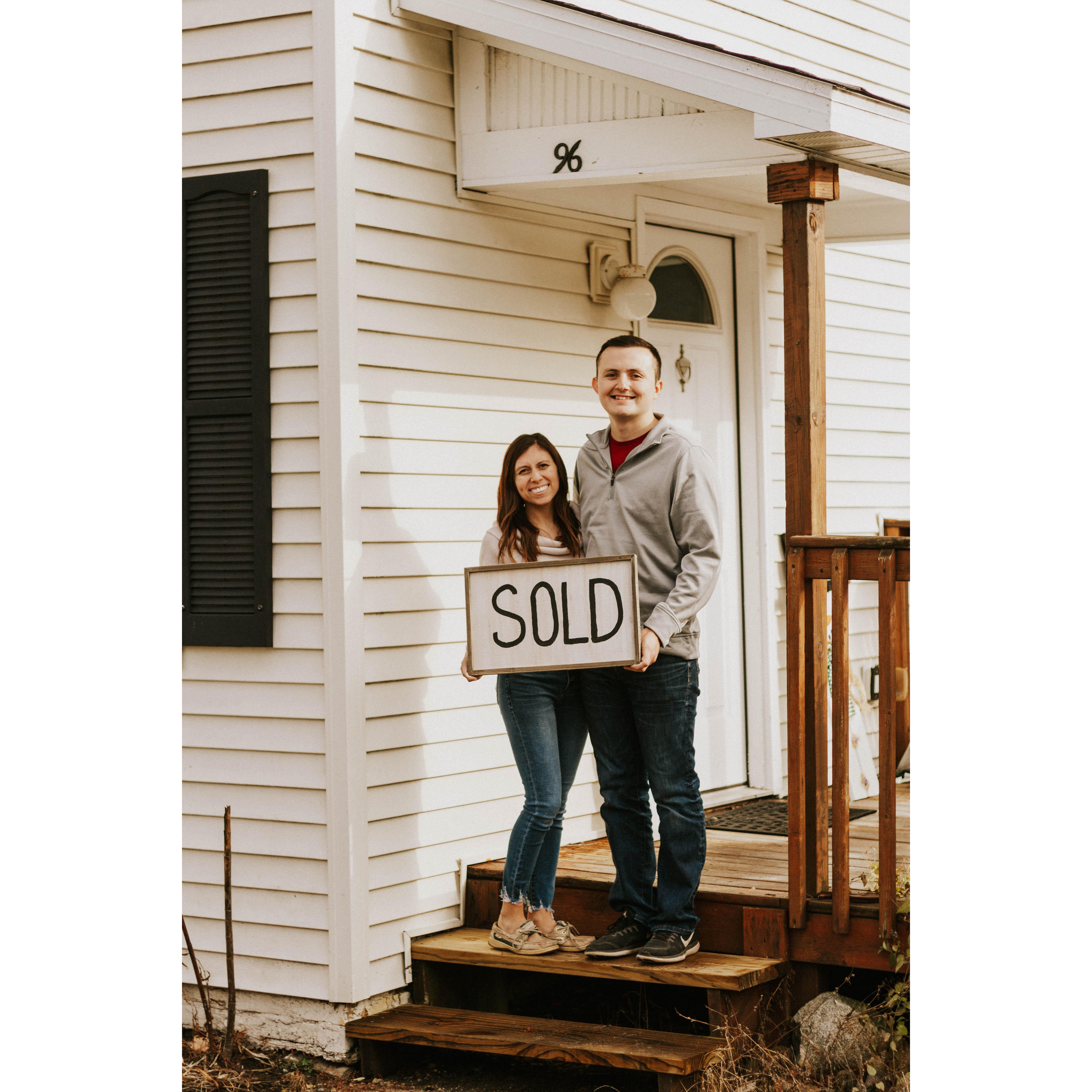The first house we bought and currently live in!