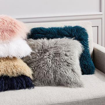 Mongolian Lamb Pillow Covers