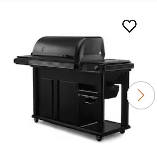 Woodridge Elite Wi-Fi Pellet Grill and Smoker in Black
