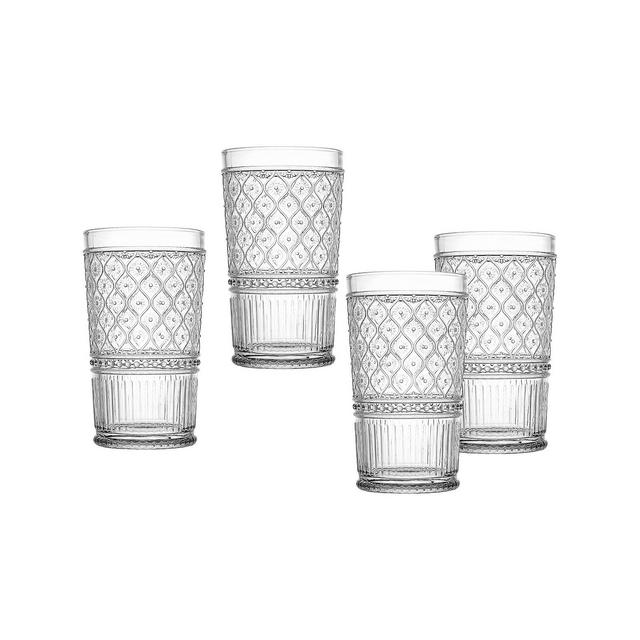 Godinger Claro Set of 4 Highballs, 17 oz