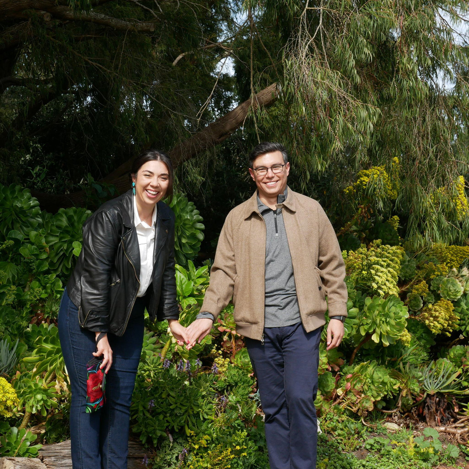 Moments after our engagement in Golden Gate Park.