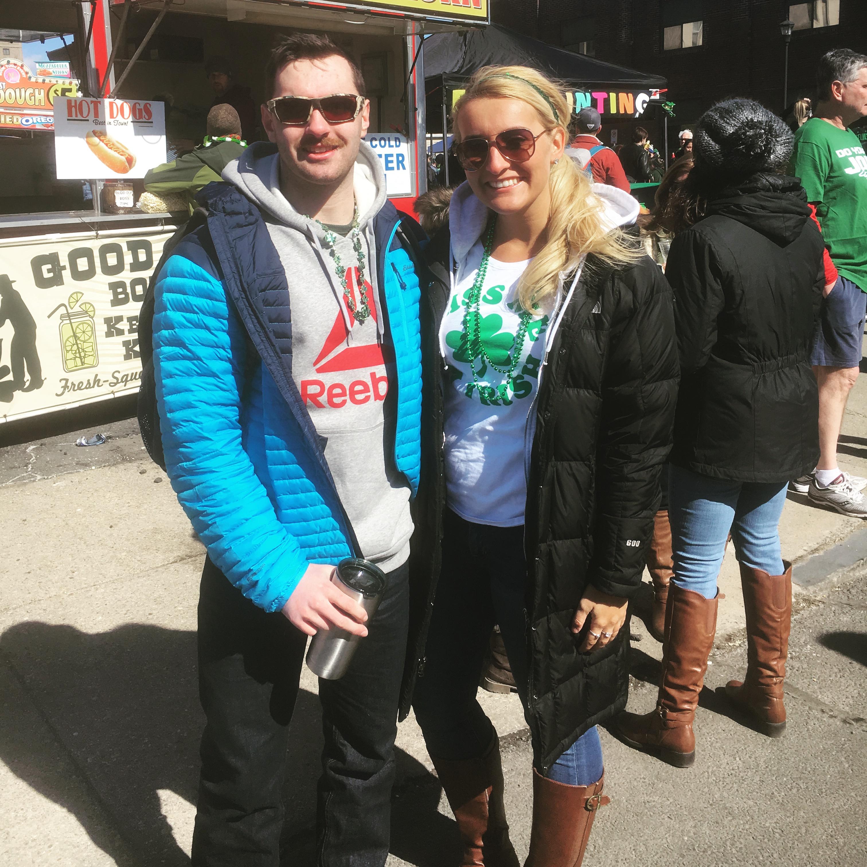 Holyoke St. Patrick's Day Parade (While In College)