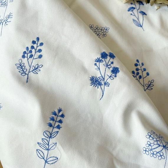 Cotton embroidered tablecloth