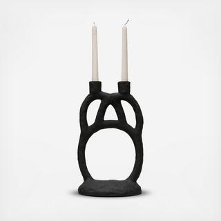 Abstract Double Candleholder