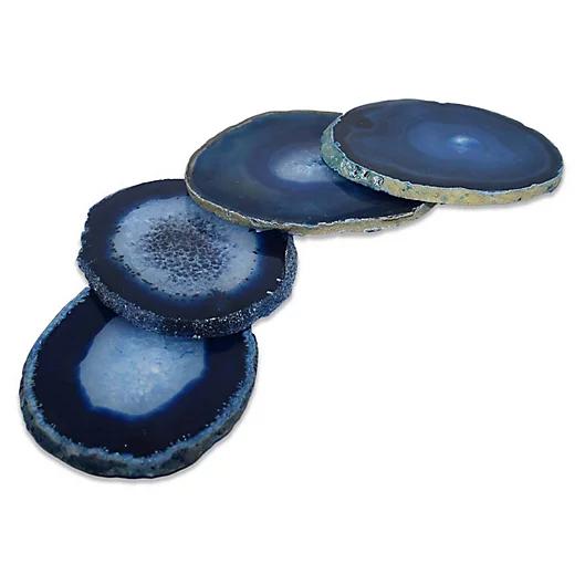 Blue Agate Coasters
