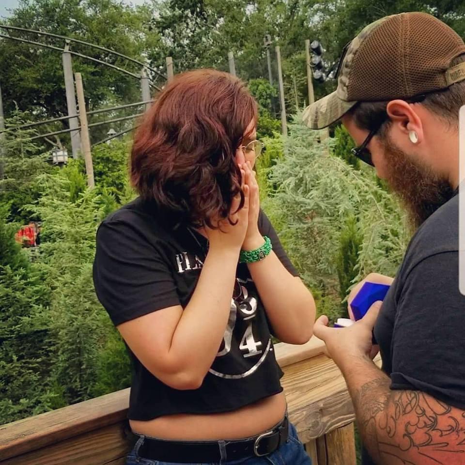 From our engagement in Harry Potter World.