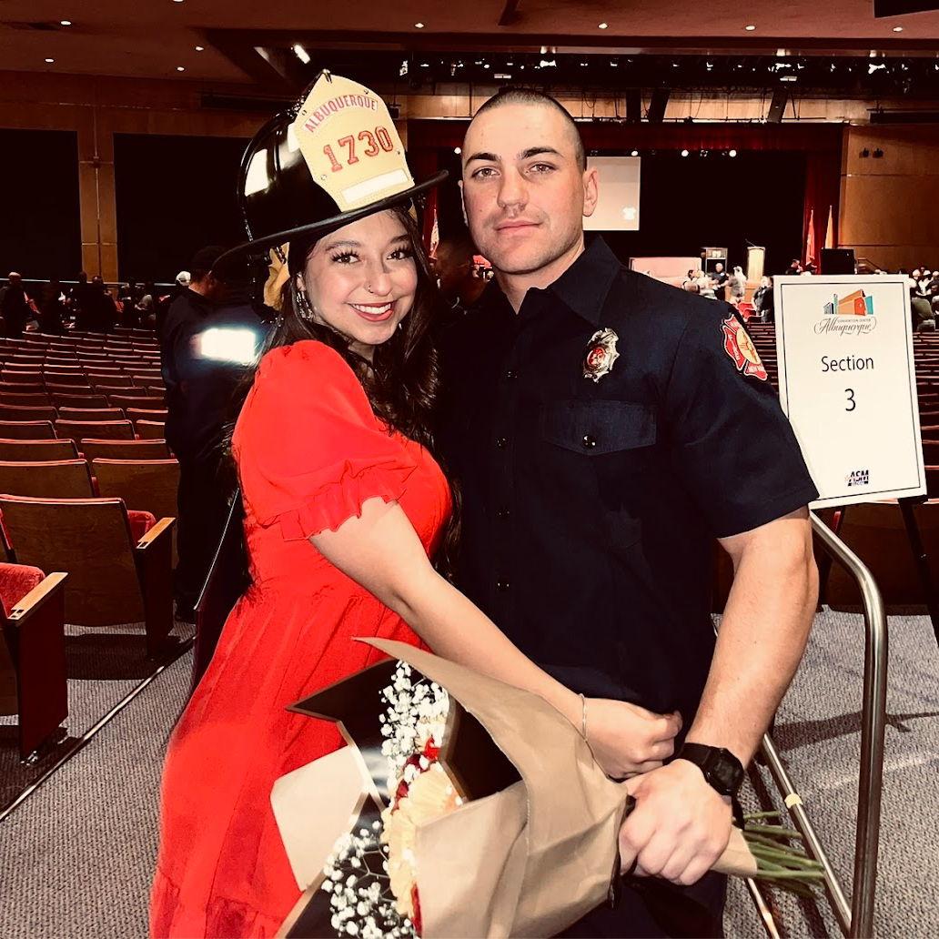 When Zak graduated from the fire academy.