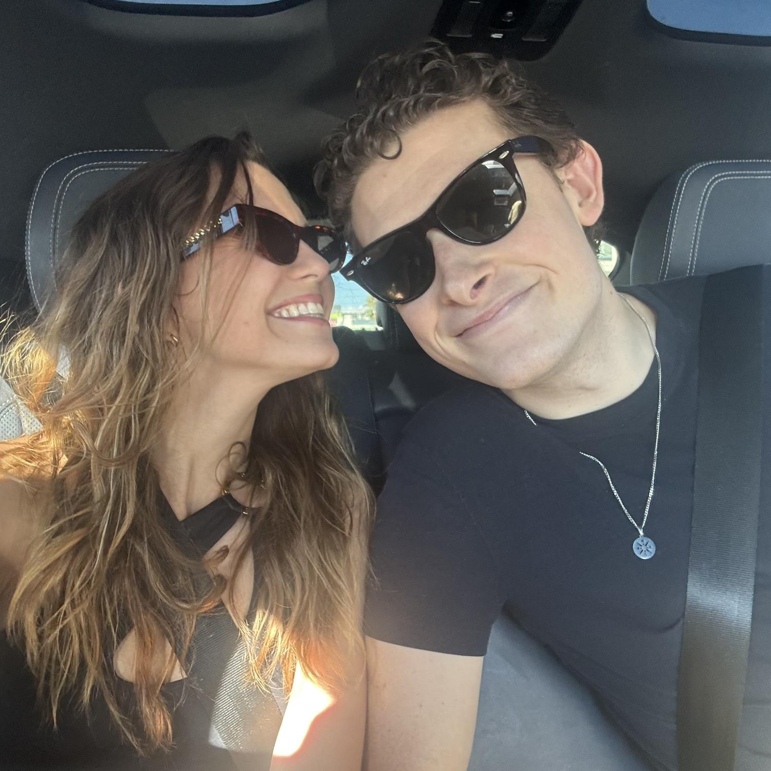 On our way to Becca’s roof!