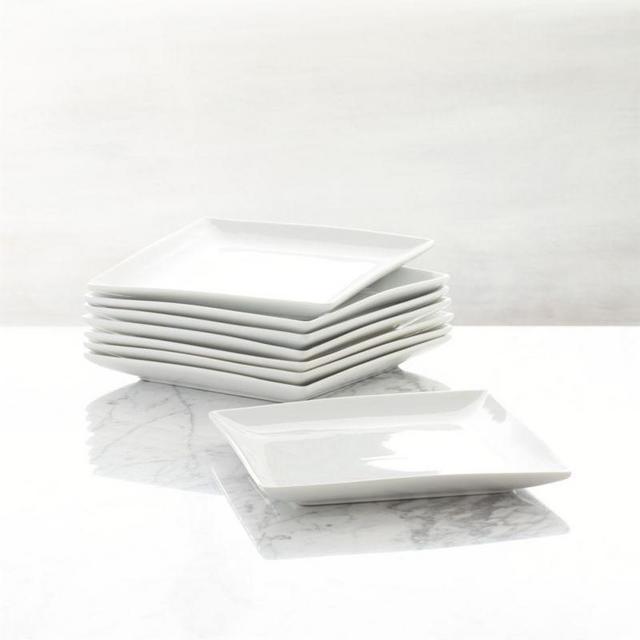Crate and Barrel, Set Court Salad Plates