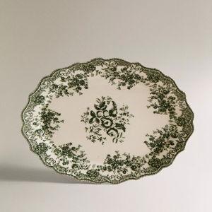 Floral Serving Dish