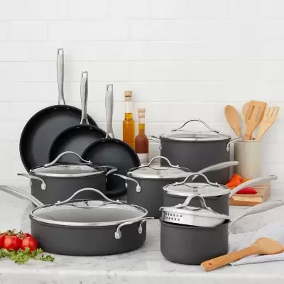 Member's Mark 15-Piece Hard Anodized Aluminum Cookware Set