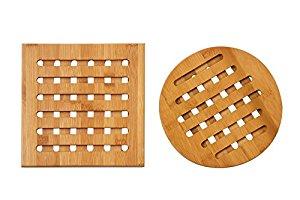 Bamboo Trivet - 2 Piece Set