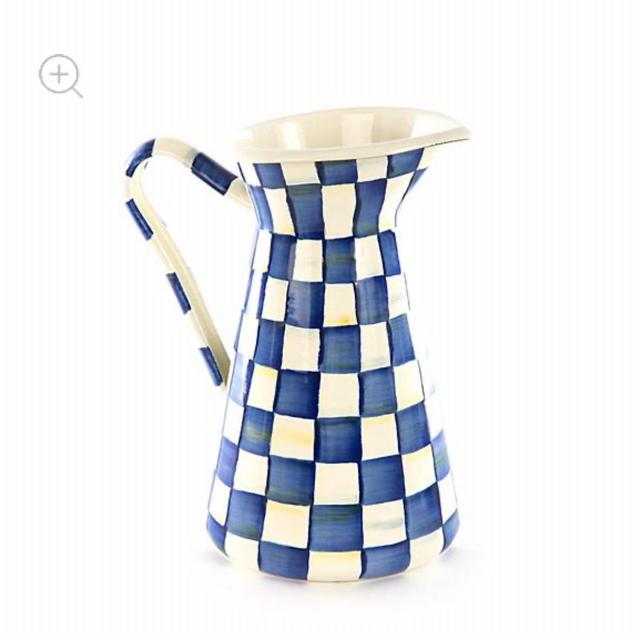Mackenzie Childs - Royal Check Practical Pitcher - Large