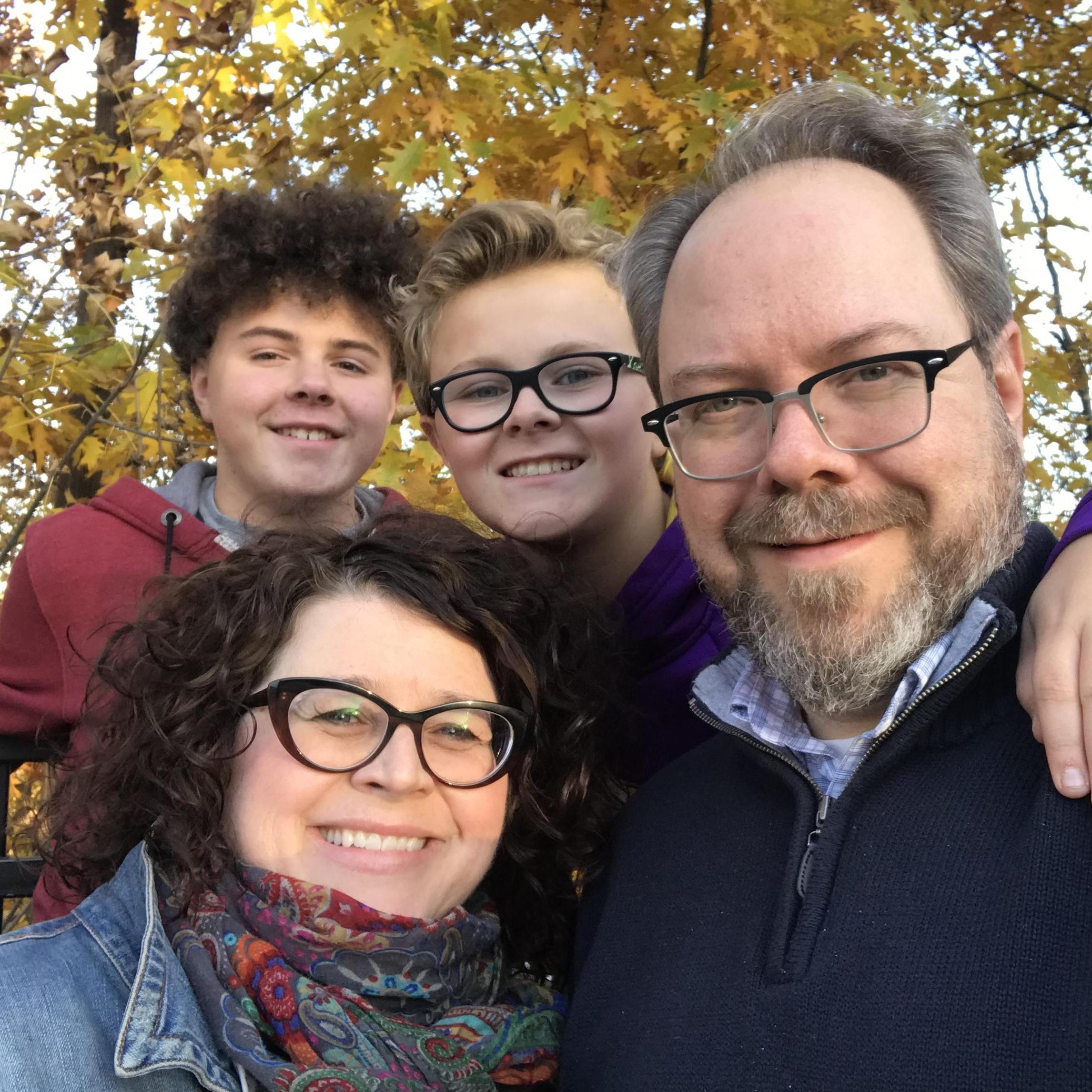 The whole gang — Kyle, Teresa, Erik, and Steve.