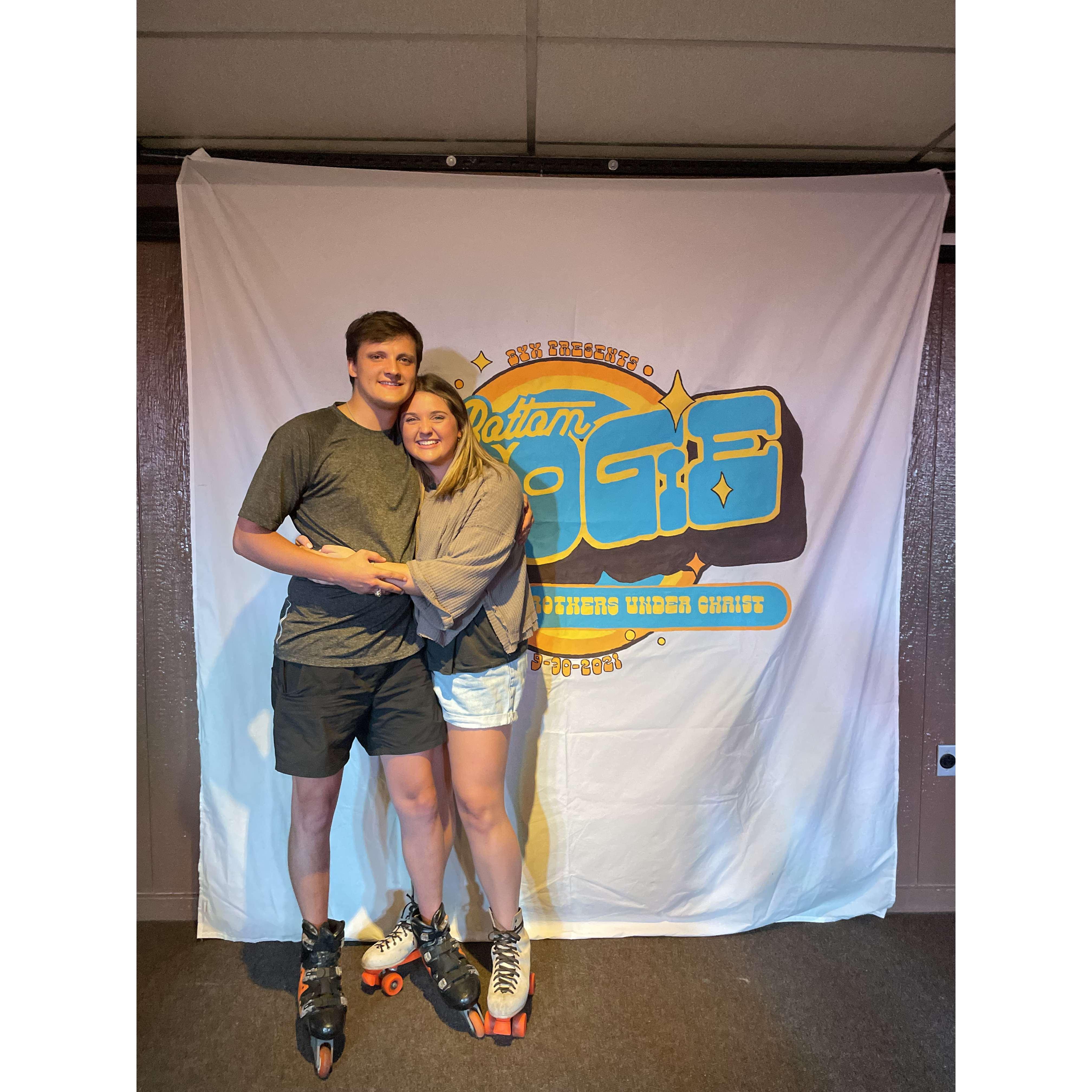 October 2021- Grayson took Calli to a BYX date party!