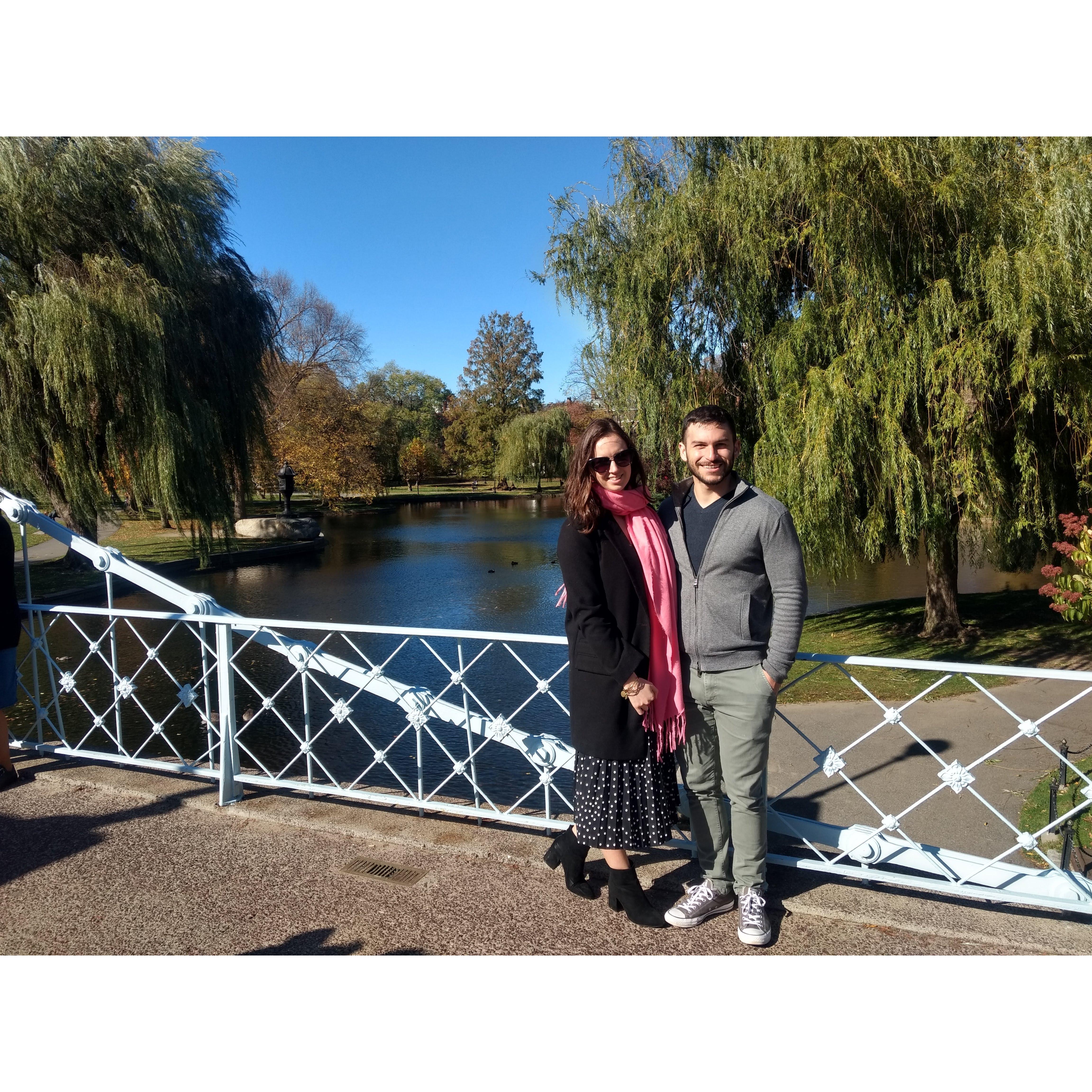 Strolling around Boston visiting our great friends. November 2019