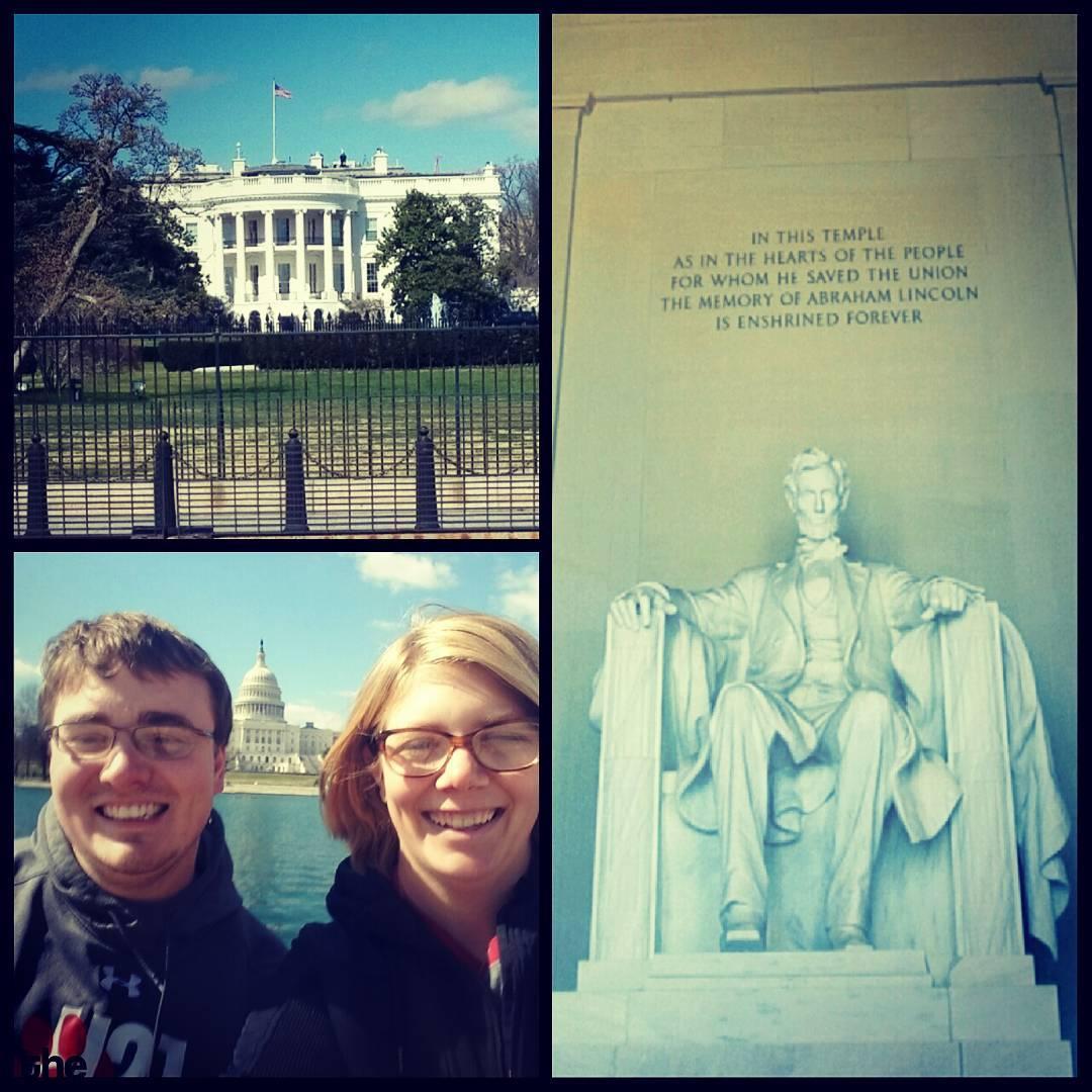 Exploring Washington DC while visiting Jeromey in Maryland