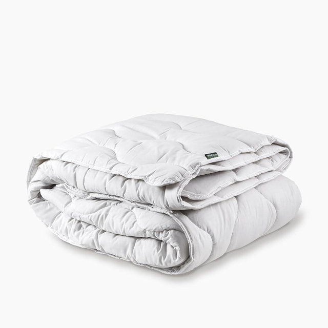 WOOLROOM Classic Warm King Comforter - 100% Traceable Hypoallergenic Thermoregulating British Wool (14.7 oz/sq yd) Duvet Insert Natural Sleep - Cold Months/Cold Sleepers - Down/Feather Alternative