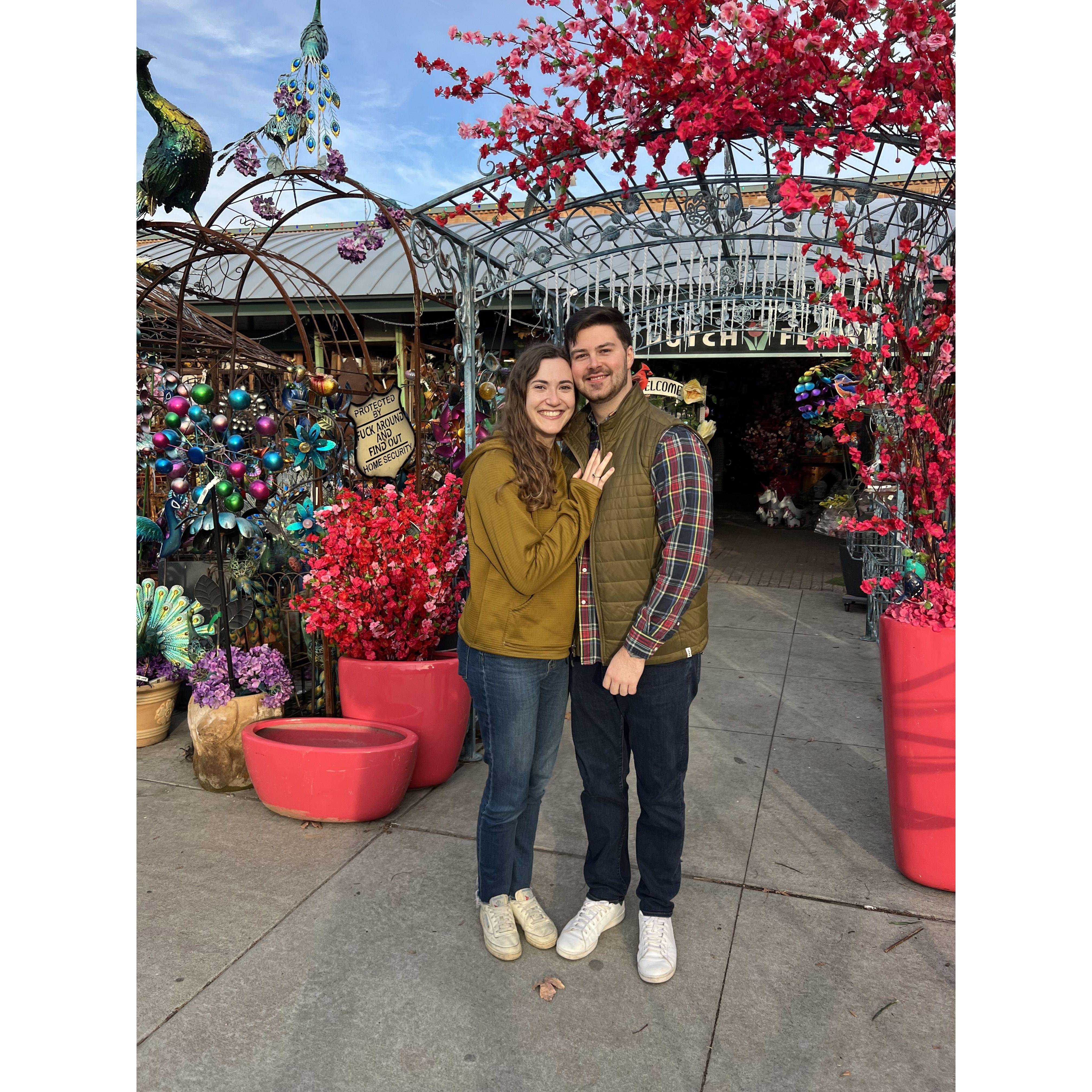 Aaron came to visit B's family Kansas City for the first time over New Year's of 2023/24