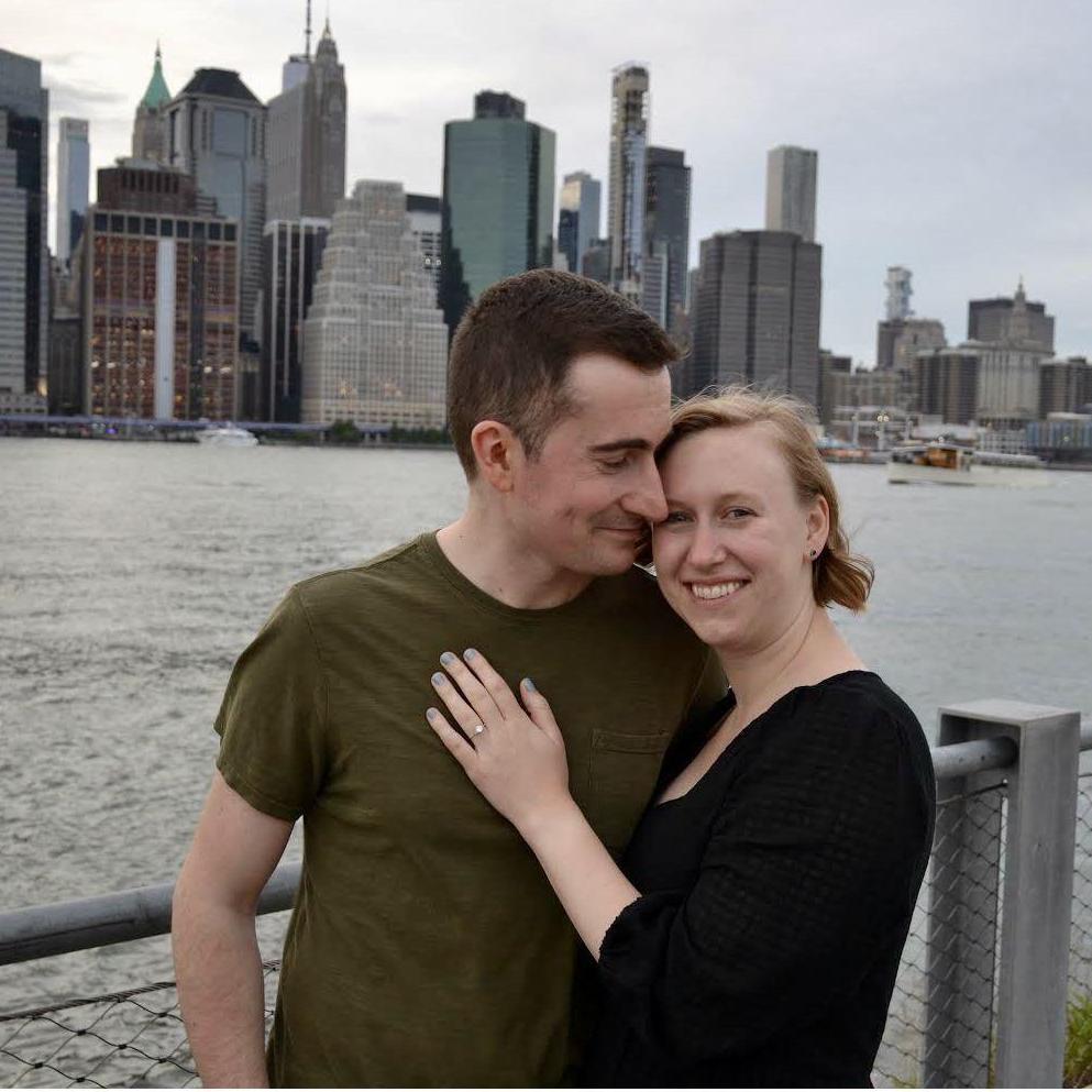 Tom breathing a sigh of relief post "yes"