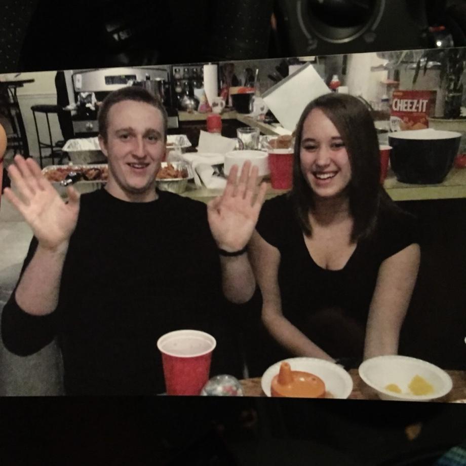 Circa 2010 - At Tori's dad's house in high school