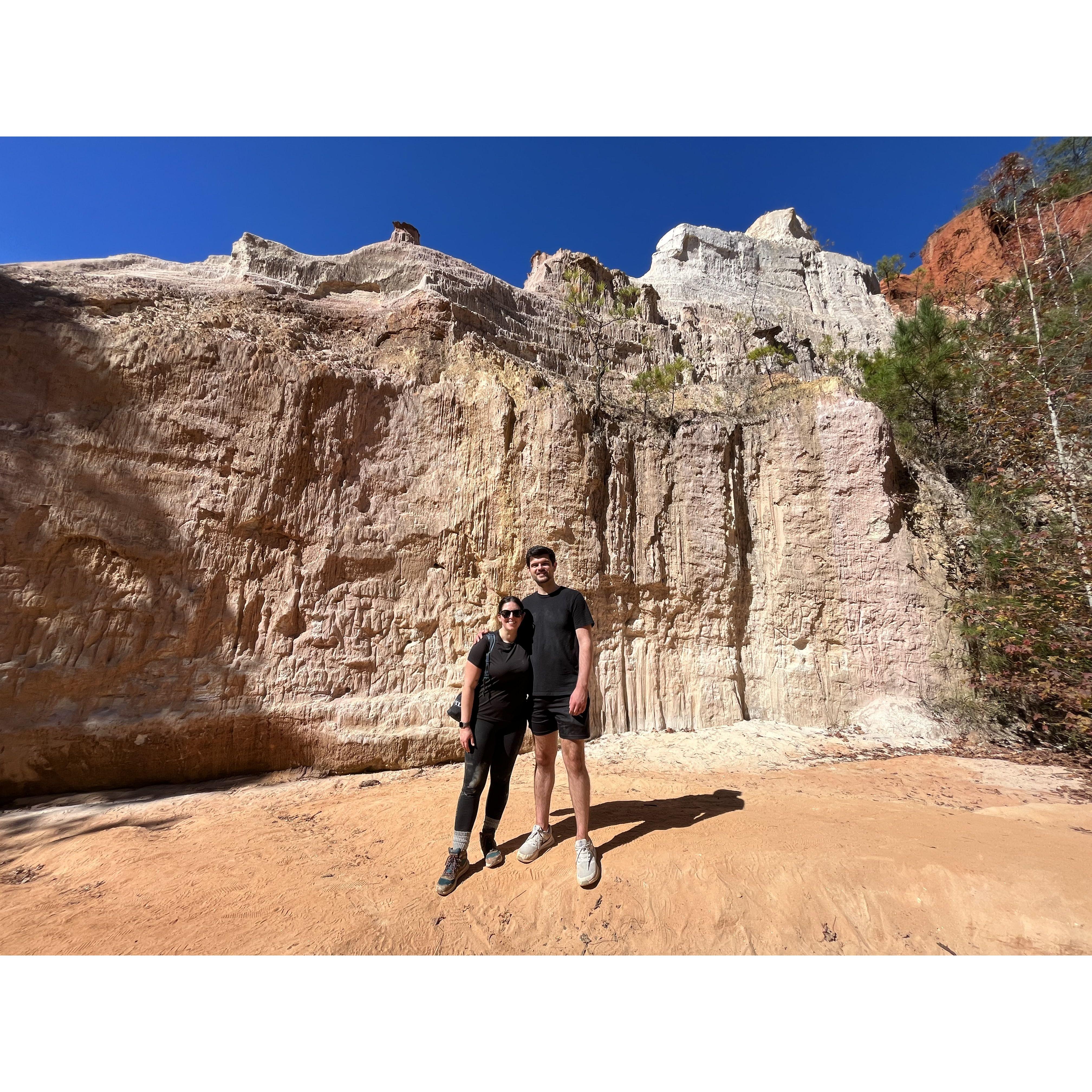 We had so much fun hiking and exploring Providence Canyon.