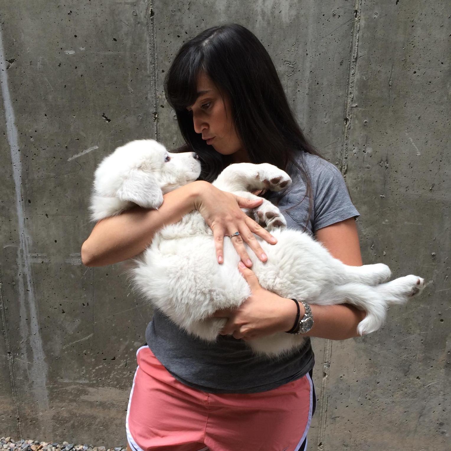 The 5 minutes of Nali's life where she was small enough to hold like a baby