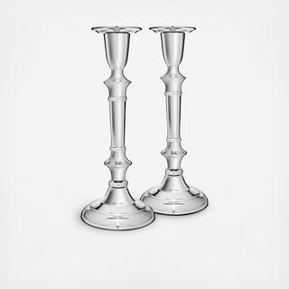 Revere Stainless Steel Candle Holder, Set of 2