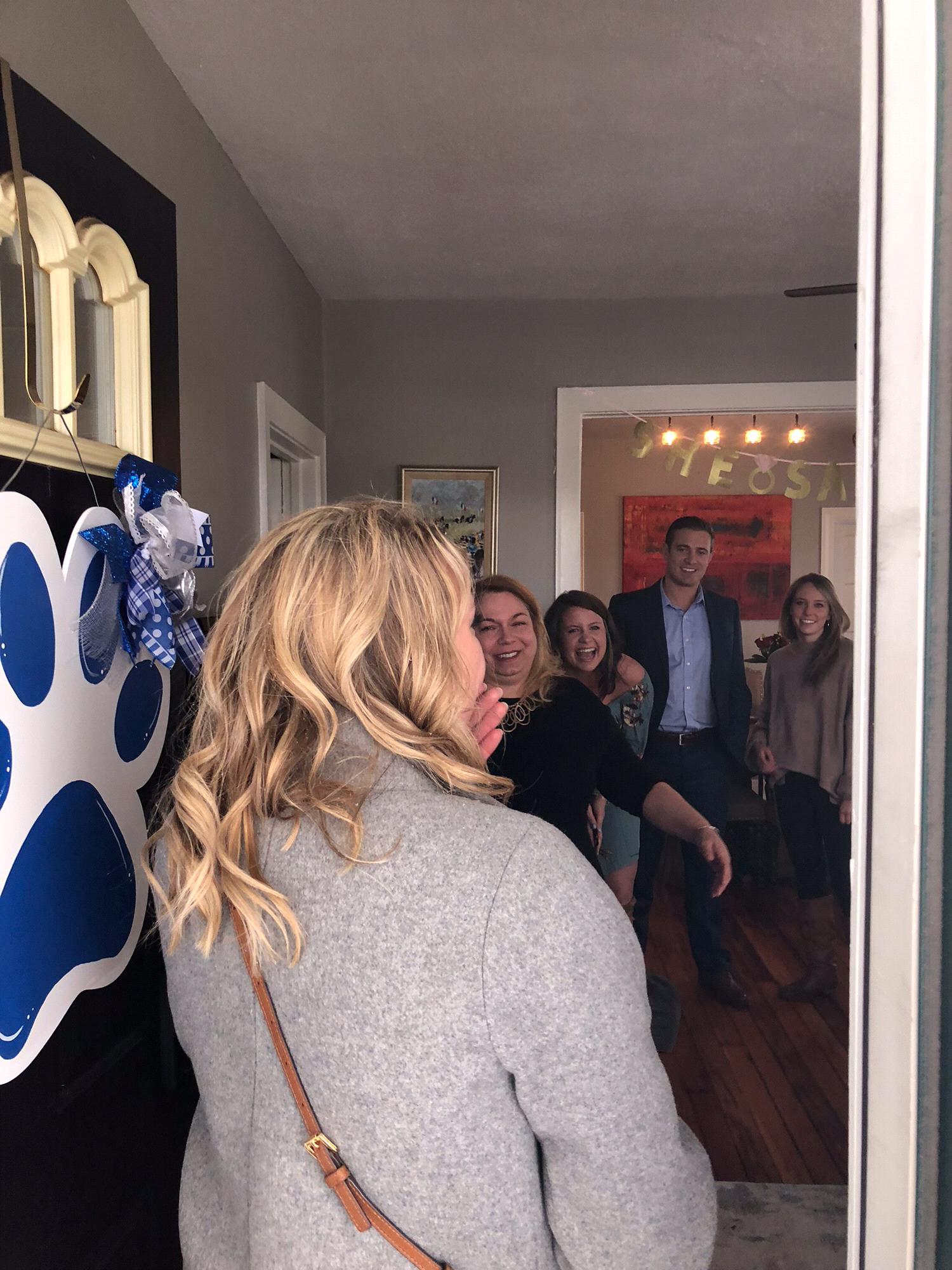 He surprised her again! This time, with all their favorite people.