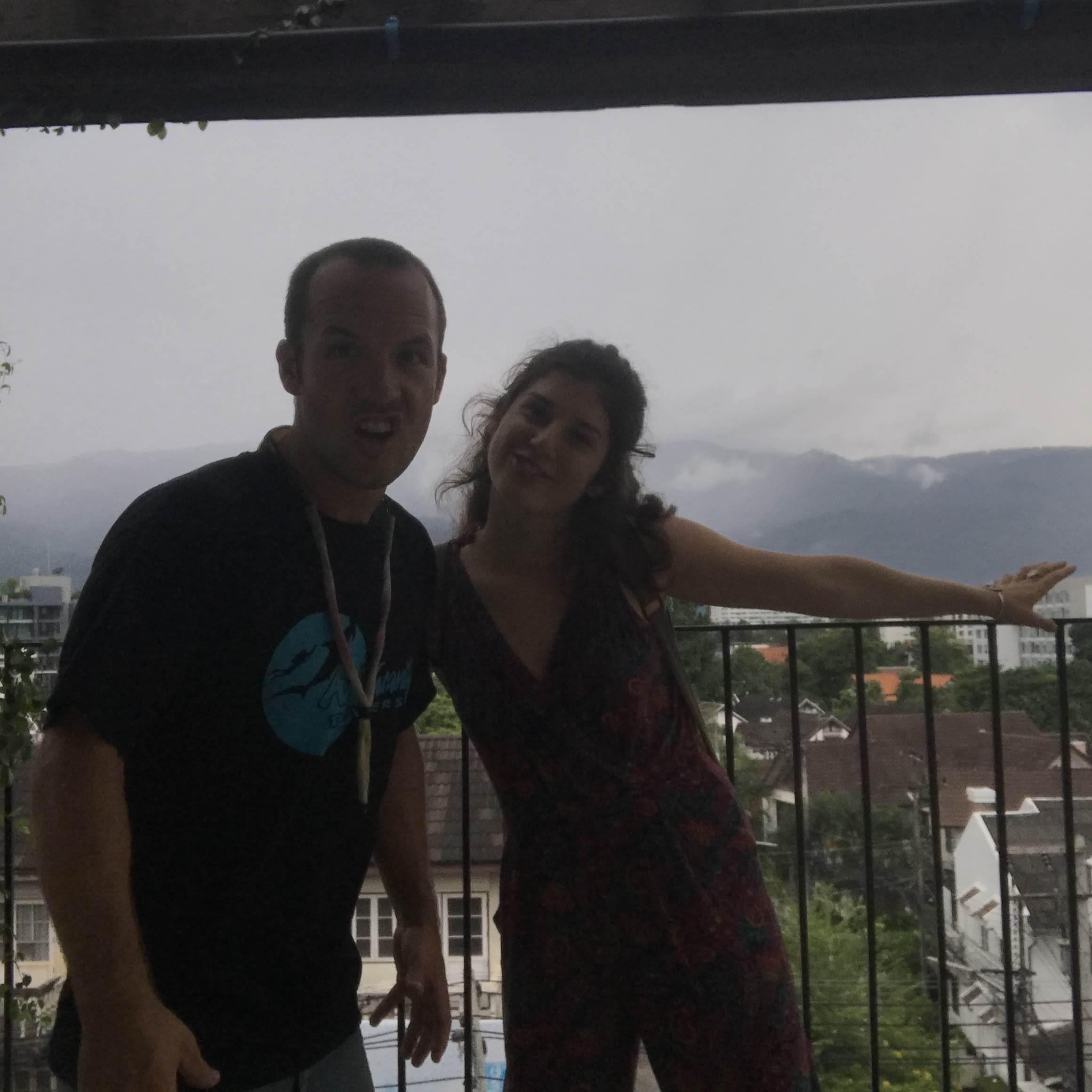 This was one of the times Eric visited me in Chiang Mai, Thailand, where I was teaching English.