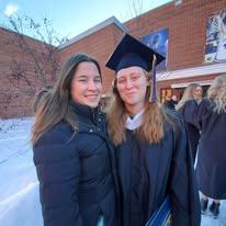 Celebrating Emily receiving her master's in public history at UW Eau Claire