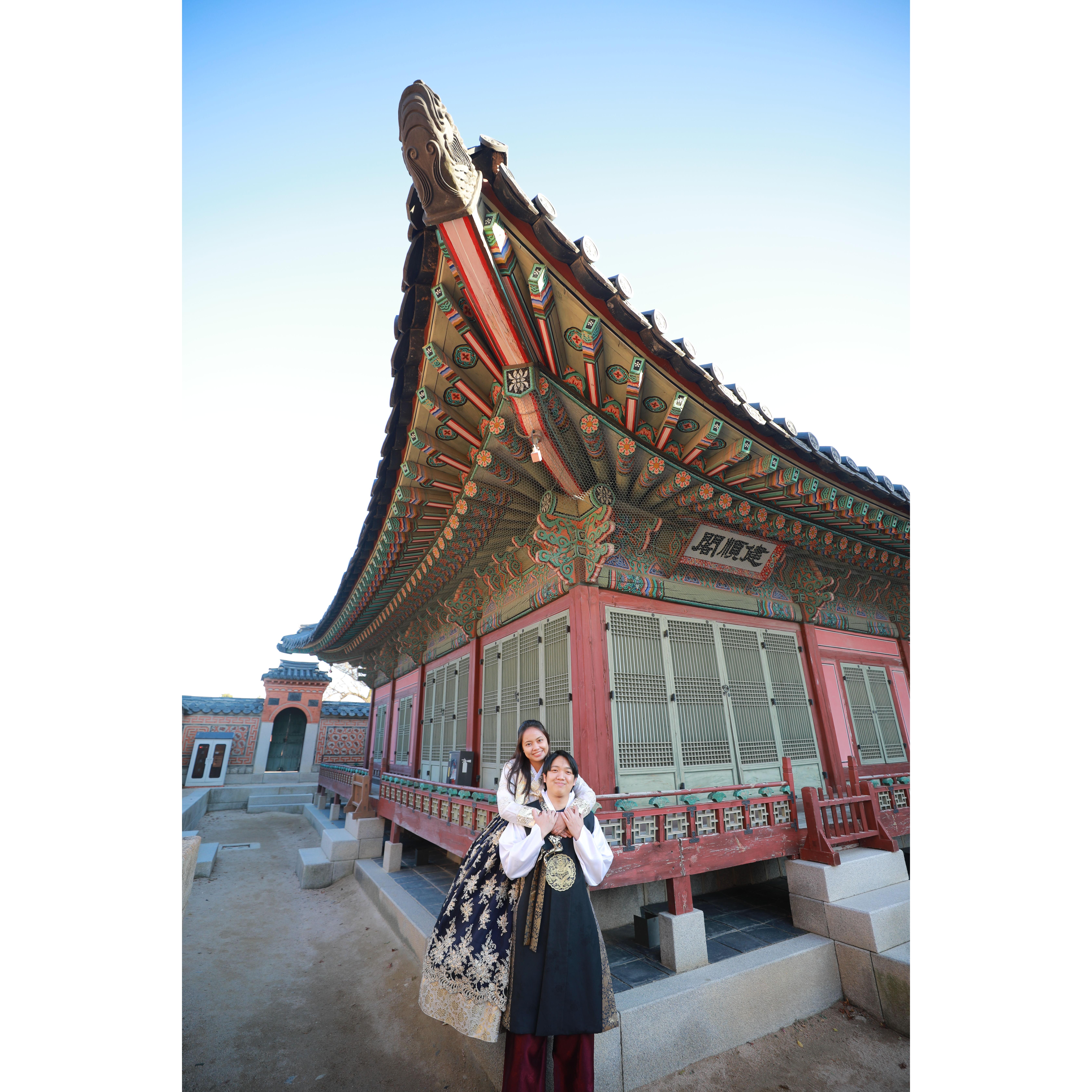 Gyeongbokgung Palace in Seoul, November 2022