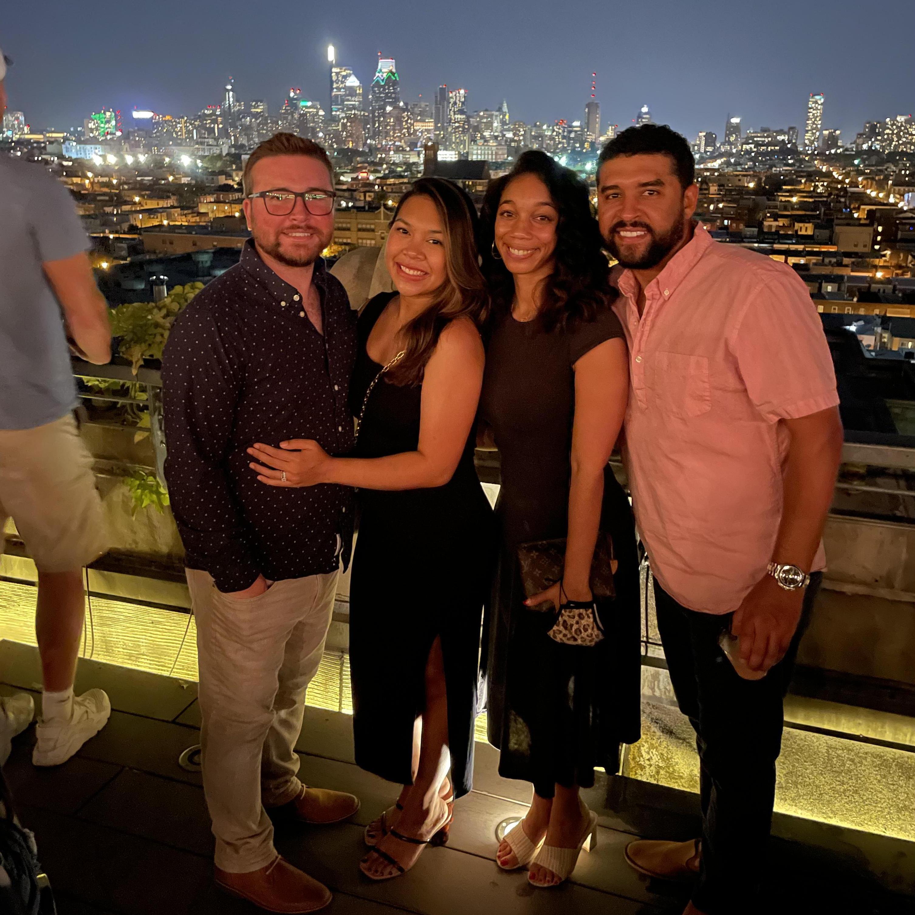 Brad, D, Dani, and Morgan at Morgan’s bday 2021