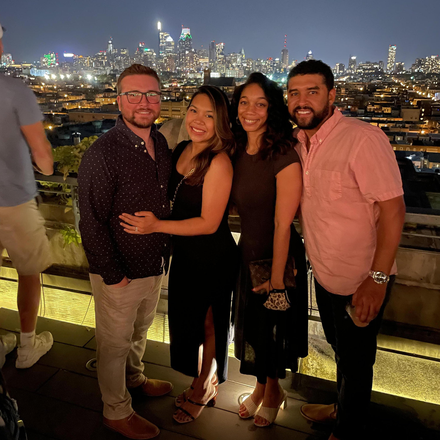 Brad, D, Dani, and Morgan at Morgan’s bday 2021