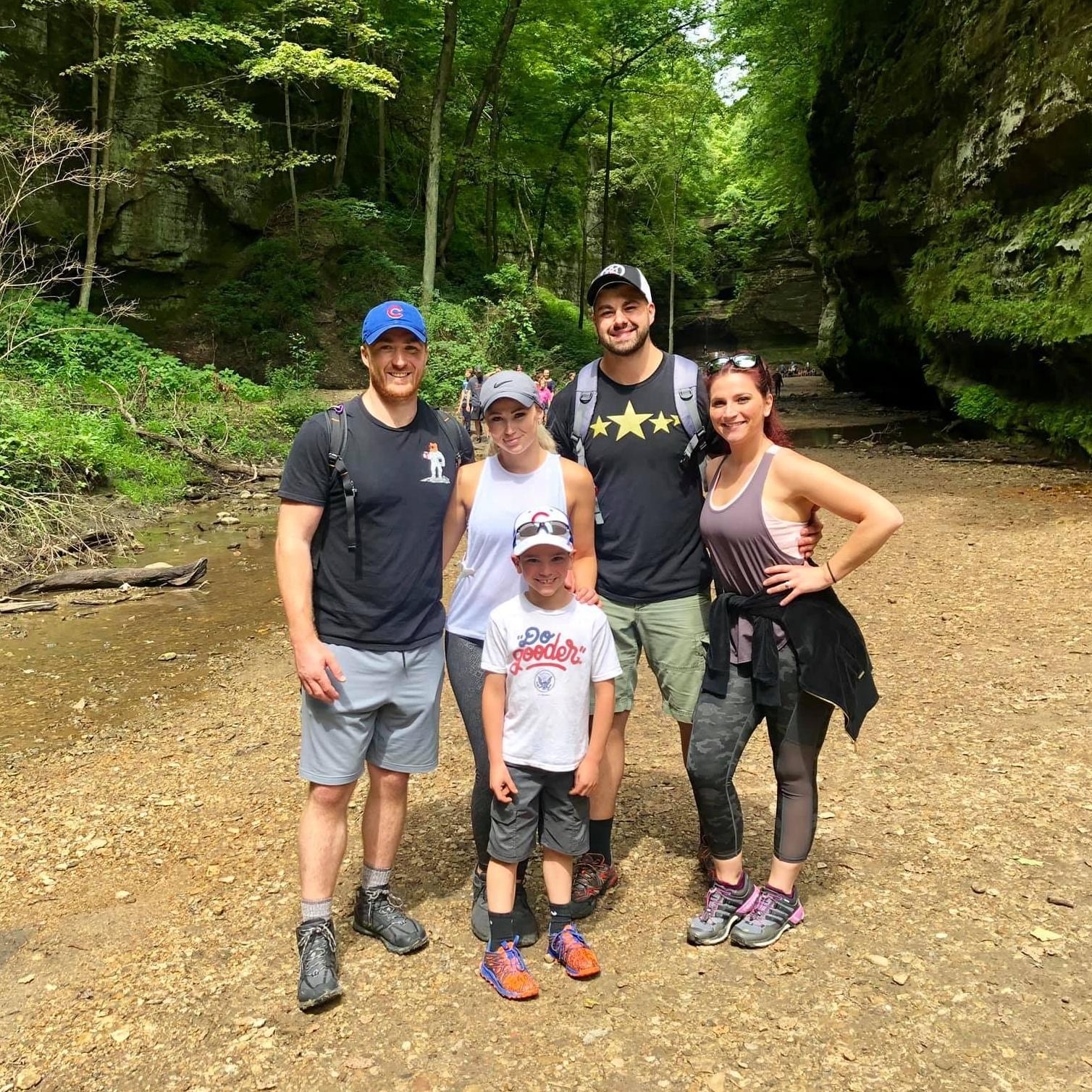 Hiking at Starved Rock