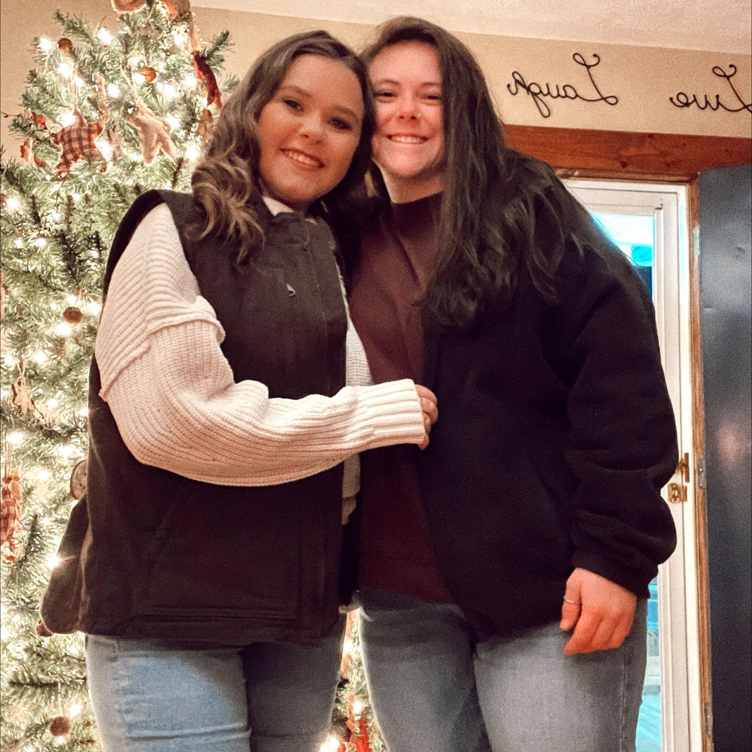 December 2022: First Christmas Day celebrated together. Cozy day full of snuggles, joy, and holiday magic!