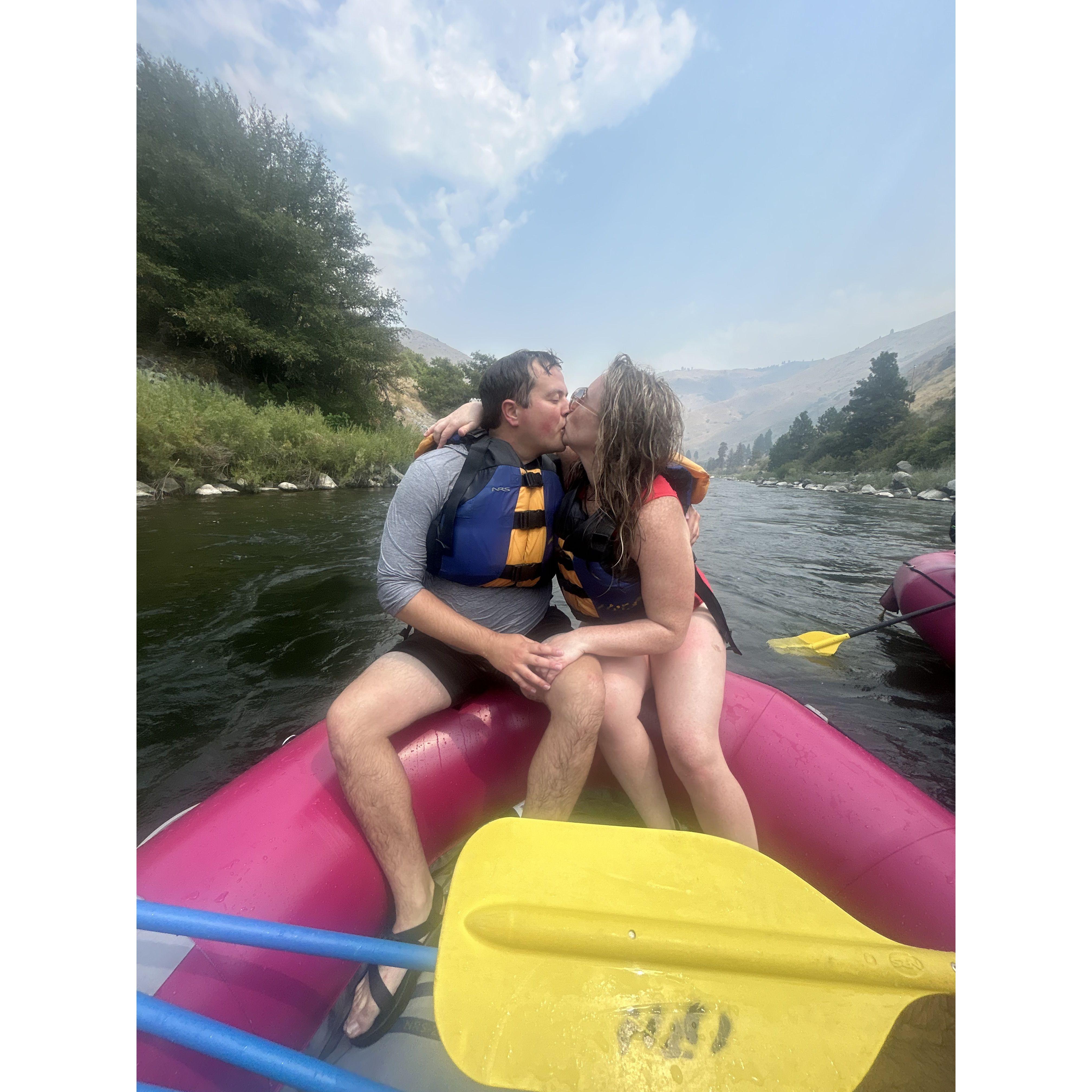 Happiest when rafting with our friends (shoutout AMF rafting co :))!