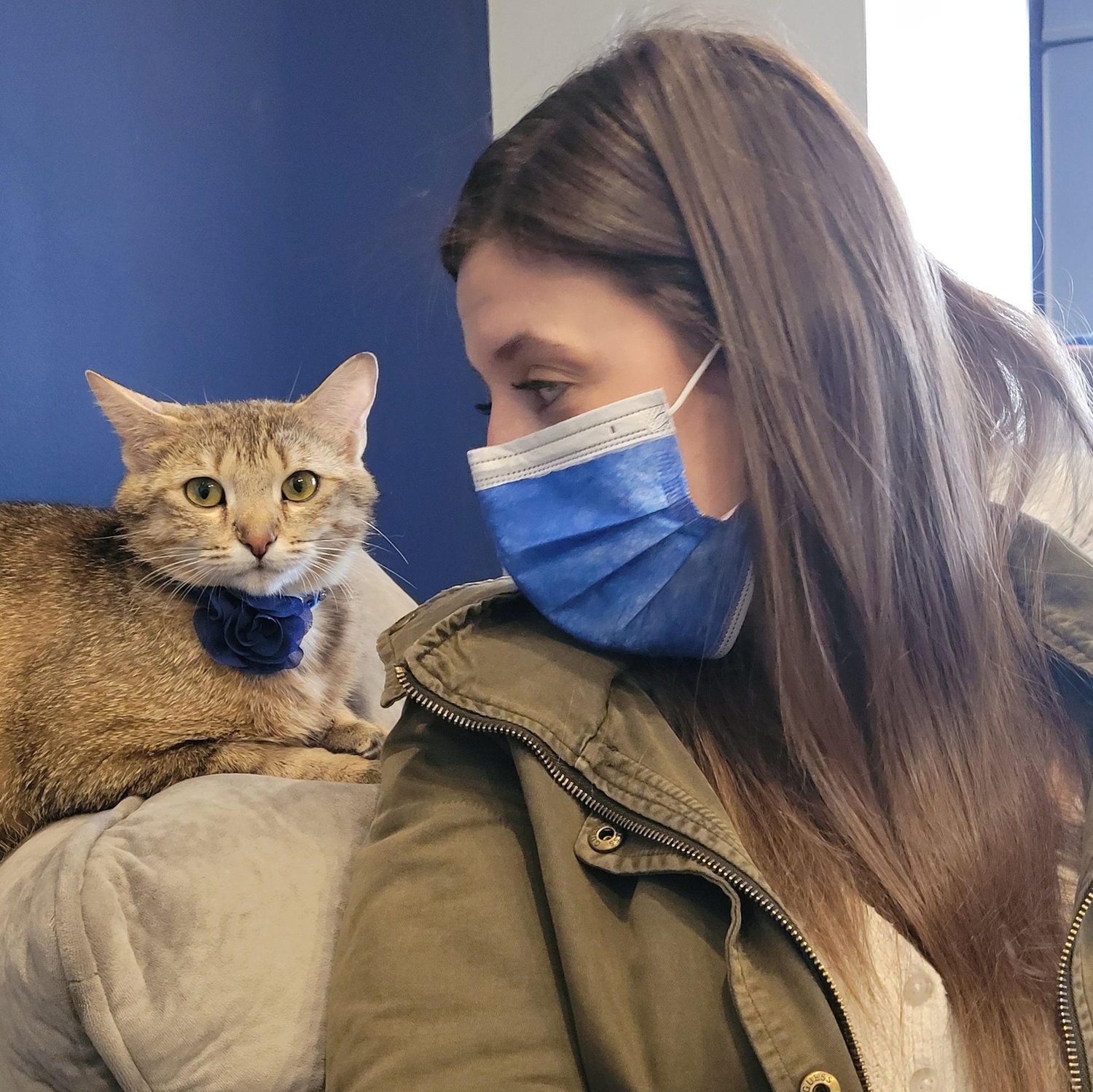 April 2022 | For Michael's 27th birthday, Katie buys them a visit to a cat café where we meet someone real special...🥹