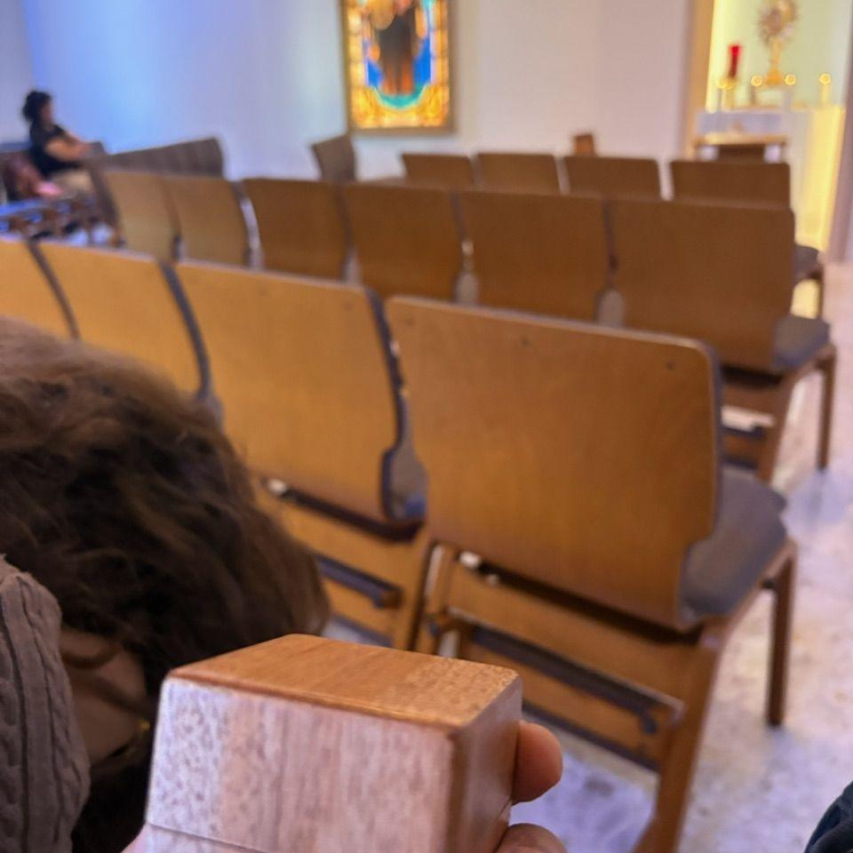 Javi's perspective at holy hour the morning of the proposal