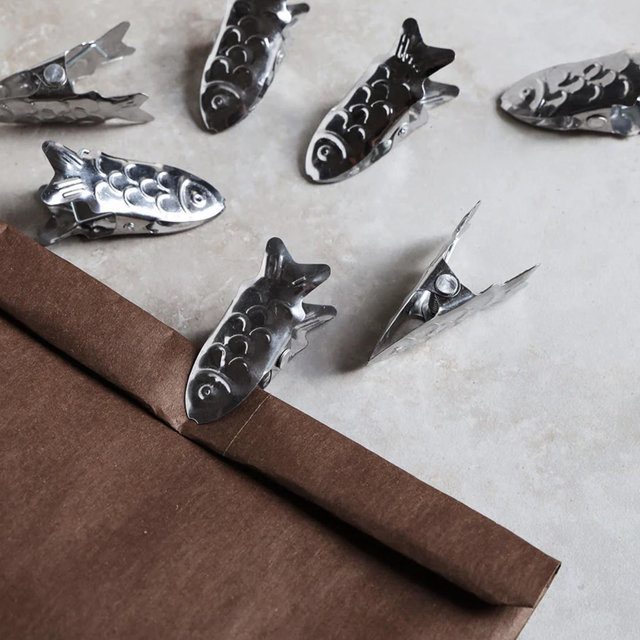 Handmade Steel Fish Clip